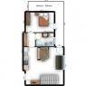 Arabba - Marmolada - Arabba- Apartamentos Residencia Varios - Apartamento 4 piezas para 8 personas
